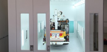 Large Oversized Truck Spray Booth